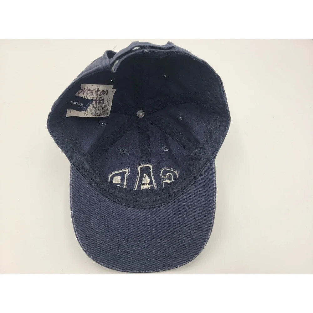 Youth Gap Kids L-XL Adjustable Hat Cap Baseball Sport Child Boy‎ Girl Blue White